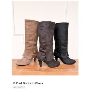B Dad Boots in Black By Not Rated